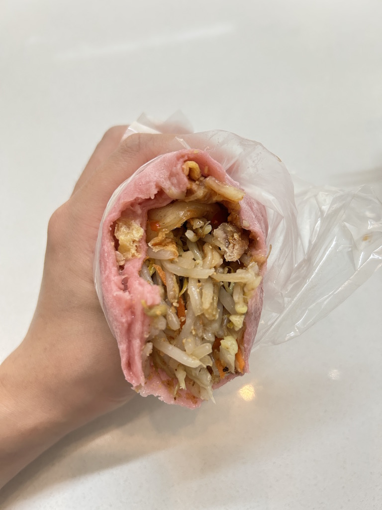 澎湖-海浪潤餅-泡菜燒肉