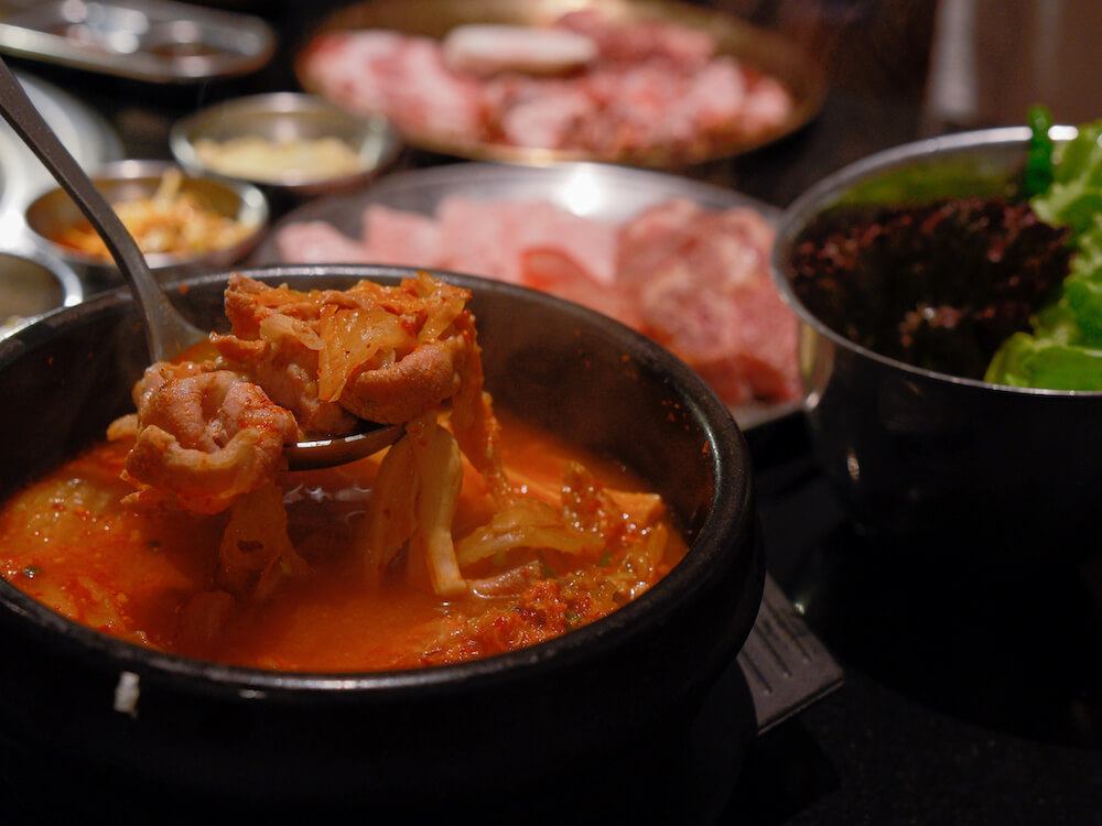 台中韓式燒肉 燒肉滋滋ZiZi  泡菜豬肉鍋