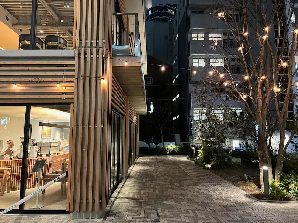 東京藍瓶咖啡澀谷公園店-店外環境